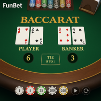 FunBet - Baccarat Card Game - Fast Gameplay
